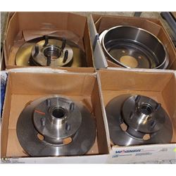 4 ASST WAGNER ROTORS/HUBS