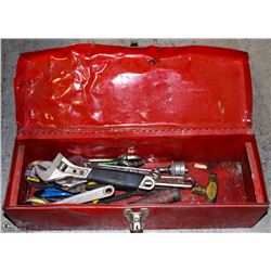RED TOOLBOX W/TOOLS