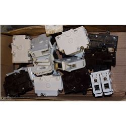 BOX OF MISC BREAKERS