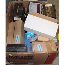 LARGE BOX OF ASST. FASTENERS AND FITTINGS