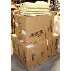 LOT OF 9 CASES OF AEROSTAR FIBREGLASS AIR FILTERS