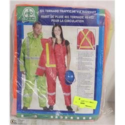 PIO TORNADO HI-VIS TRAFFIC RAINSUIT