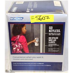 SCHALGE KEYLESS ENTRY DOOR HANDLE W/ LOCK