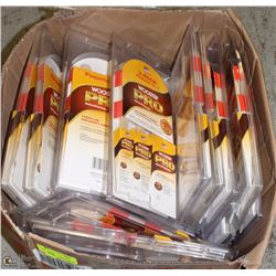 LARGE BOX OF 3PK WOODEN PAINTBRUSHES