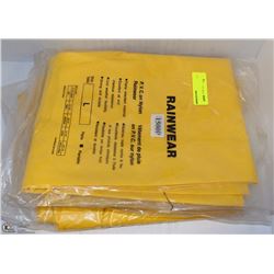 LOT OF 3 FLAME RETARDANT RAIN JACKETS
