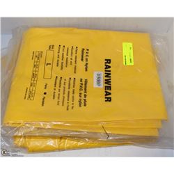 LOT OF 3 FLAME RETARDANT RAIN JACKETS