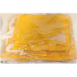 LOT OF 10 SPLASH RESISTANT DISPOSABLE APRONS