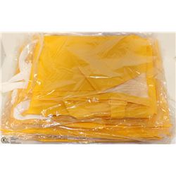 LOT OF 10 SPLASH RESISTANT DISPOSABLE APRONS