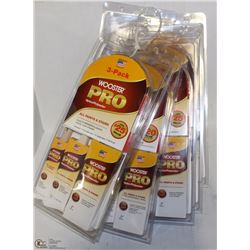 LOT OF 8 TRIPLE PACKS WOOSTER PRO PAINTBRUSHES