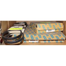 BOX W/ DRIVE BELT AND FLYWHEELS