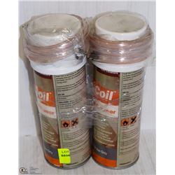 LOT OF 2 CANS INDOOR COIL CLEANER