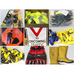 FEATURED ITEMS: PPE, CONSTRUCTION SIGNS,WORK BOOTS