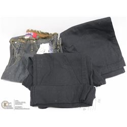 LOT OF 3 NEW PAIRS OF PANTS INCL. 2 SIZE 7 AND