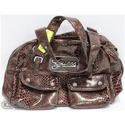 ESTATE GUESS SNAKESKIN STYLE PURSE