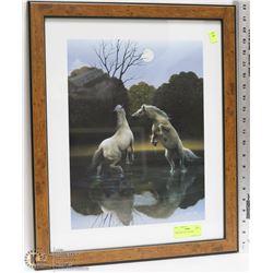 HORSE PICTURE IN FRAME BY DAVID JEAN
