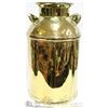 Image 1 : ESTATE BRASS CREAM CAN