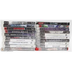 20 ASSORTED PS3 GAMES