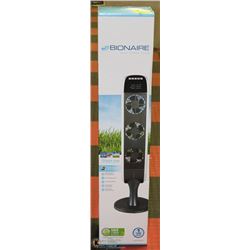 NEW BIONAIRE TRIPLE TOWER FAN WITH REMOTE CONTROL