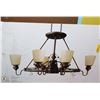 Image 1 : NEW IN BOX BRONZE CHANDELIER LIGHT FIXTURE