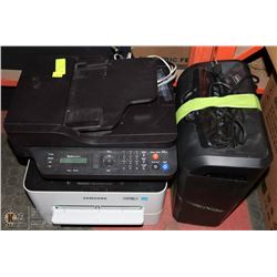 SAMSUNG XPRESS M2875FW PRINTER W/ PAPER SHREDDER