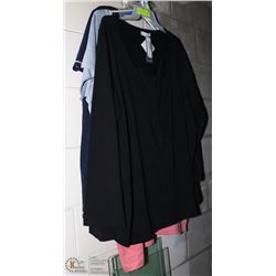 BUNDLE OF 5 LADIES SUMMER TOPS, SIZE 4XL