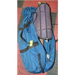 BASEBALL BAG WITH BATS, BALLS AND CATCHERS STUFF