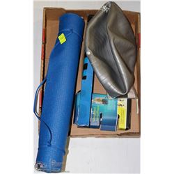 FLAT OF NEW EXERCISING EQUIPMENT, JUMP ROPE