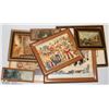 Image 1 : BOX OF ASSORTED FRAMED ESTATE PICTURES
