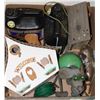 Image 1 : LARGE BOX W/PLANT FOOD, BIRD HOUSE,