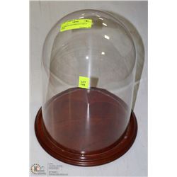 ROUND GLASS DISPLAY CASE 9” BASE