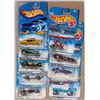Image 1 : FLAT OF 9 ASSORTED HOT WHEEL COLLECTOR CARS