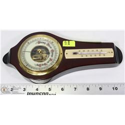 VINTAGE WEST GERMANY BAROMETER/THERMOMETER
