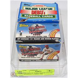 2 BOXES OF TOPPS MAJOR LEAGUE BASEBALL CARDS 1990