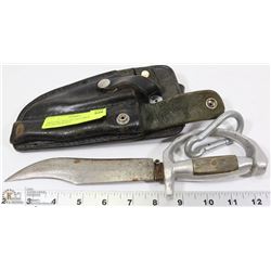 VINTAGE ESTATE CAST IRON HANDLED KNIFE