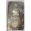 Image 1 : 1985 CHRISTMAS SILVER 1 OZ BAR