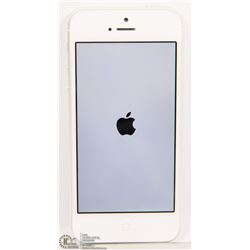 APPLE iPHONE 5 16GB SILVER FOR BELL