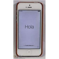 APPLE iPHONE 5 -16GB-WHITE & SILVER (TELUS) PHONE