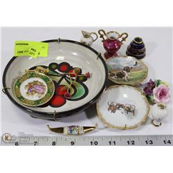 ESTATE COLLECTION OF MINATURES INCL LIMOGES