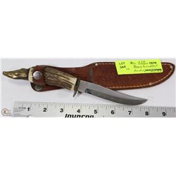 BONE HANDLED HUNTING KNIFE