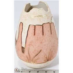 MESA DECORATIVE VASE WITH 22KT GOLD TRIM