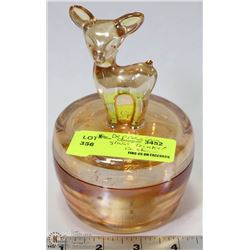 DEPRESSION GLASS TRINKET DISH