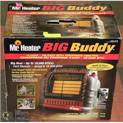BIG BUDDY 18,000BTU PROPANE HEATER WITH BUILT IN