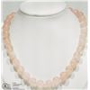 Image 1 : #36-STERLING SILVER MORGANITE NECKLACE