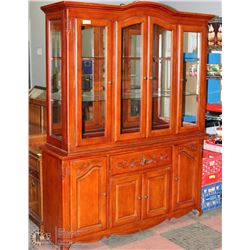 CARVED STYLE BUFFET AND HUTCH