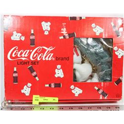 COCA COLA BEAR LIGHT SET
