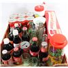 Image 1 : COCA COLA FLAT OF COLLECTIBLE BOTTLES INCL BANK,