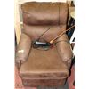 Image 1 : ESTATE BROWN MICROFIBRE ELECTRIC LIFT CHAIR