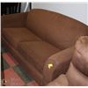 Image 1 : BROWN FABRIC HIDE-A-BED MATTRESS NOT INCL