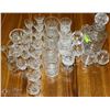 Image 1 : 34 PIECE ESTATE PINWHEEL CRYSTAL SET INCLUDING