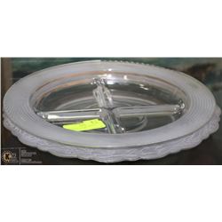 ESTATE 2-14" ETCHED LEDGE SERVING PLATTERS